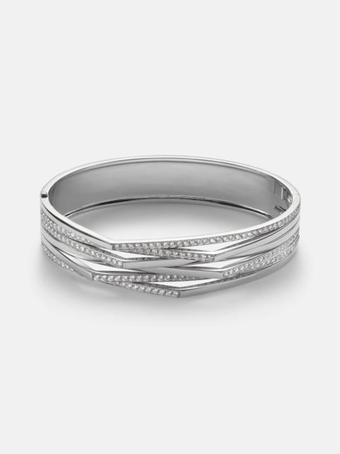 Antifer 18kt white gold cuff bracelet with diamonds