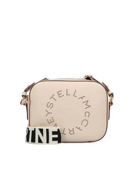 logo camera shoulder bag