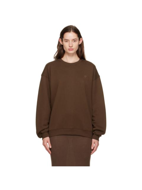 Brown Oversized Sweatshirt