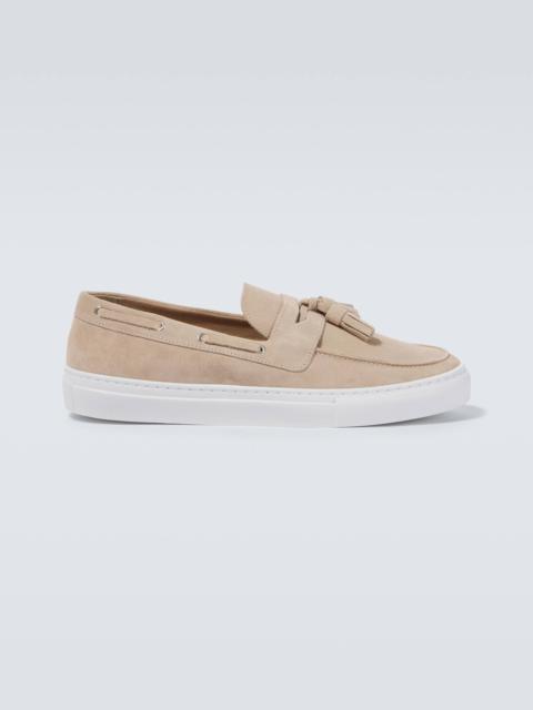 Monta tassel suede loafers