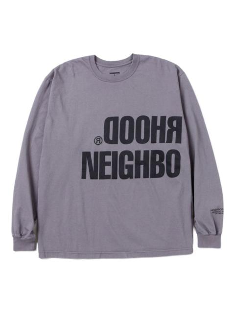 logo-lettering long-sleeve T-shirt