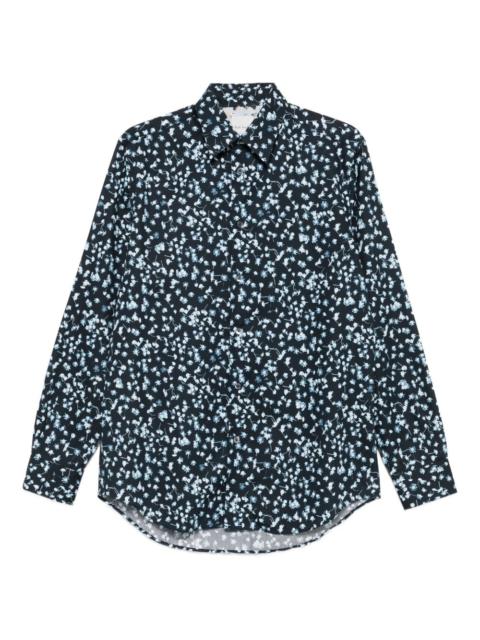 floral-print shirt