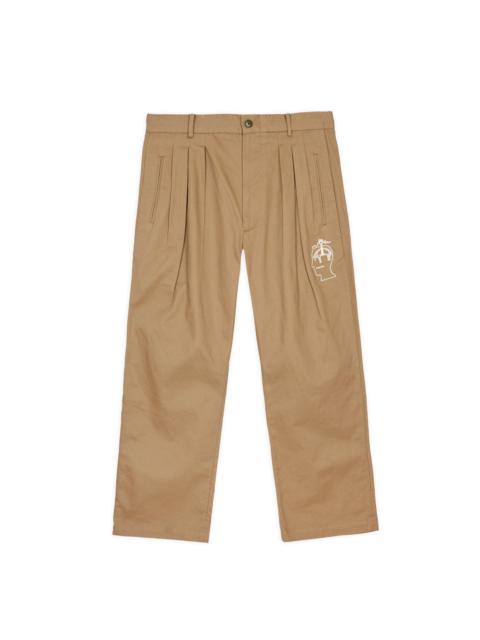 Brooks Brothers California Pleated Chino Trouser - Desert