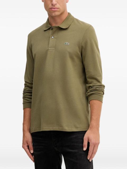long-sleeve polo shirt