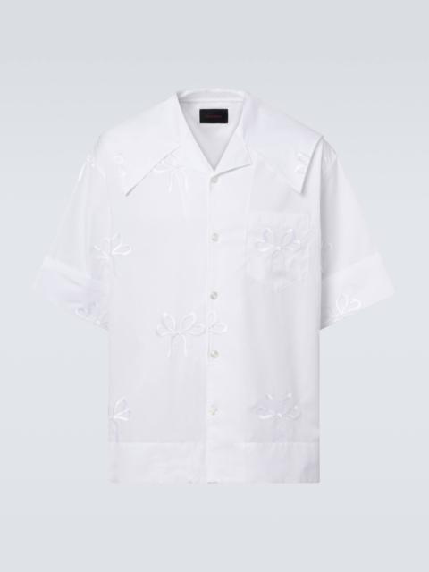 Embroidered cotton shirt