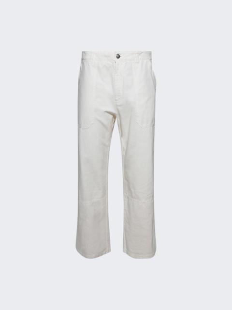 Monogram Workwear Pants Off White