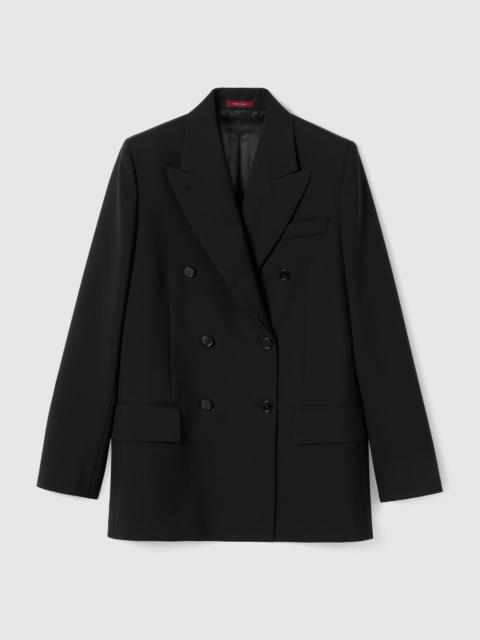 Double-breasted wool jacket