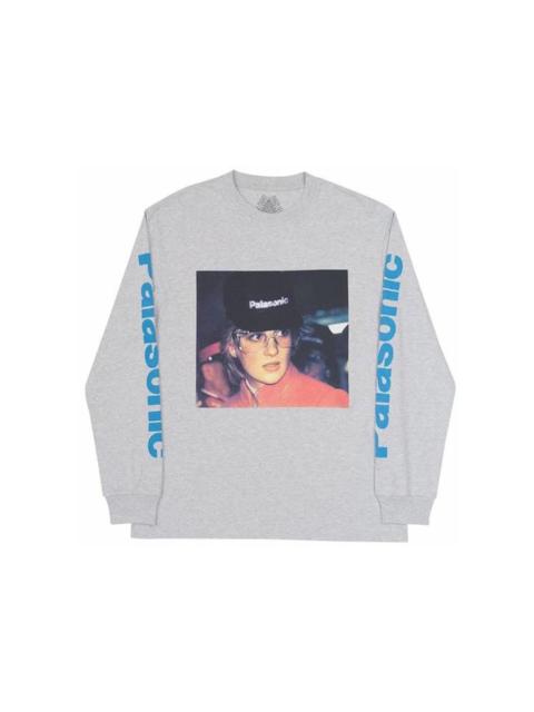 Palace P.O.W. L/S Tee Grey Marl