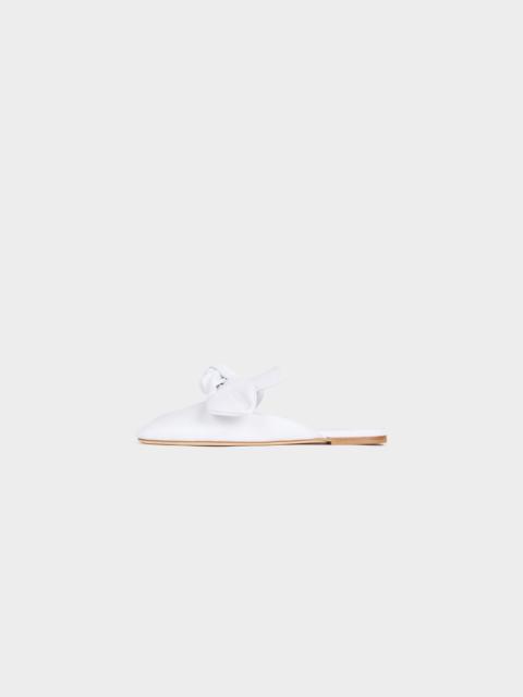 TIM OPEN TOE SHOES WITH BOW WHITE