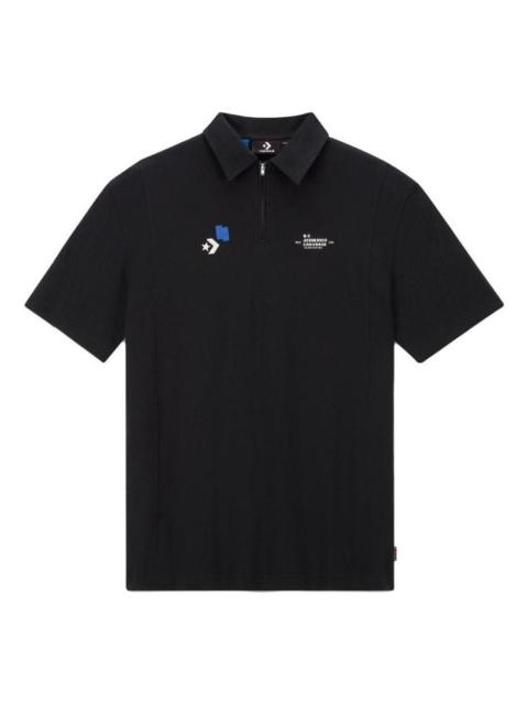 Converse x Ader Error Shapes Polo Shirt 'Black' 10025821-A01
