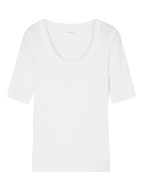 crew-neck short-sleeved T-shirt