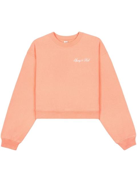 logo-print cotton sweatshirt