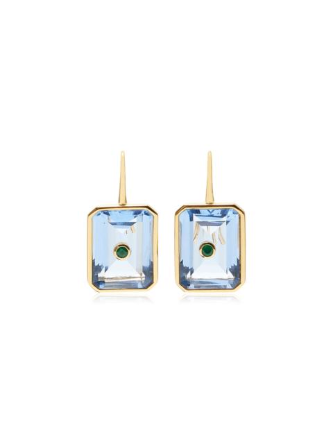Tile Earrings blue