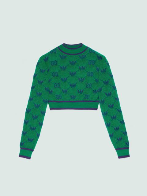 adidas x Gucci wool jacquard sweater