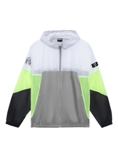 Li-Ning BadFive Logo Loose Fit Jacket 'White Grey' AFDS361-2