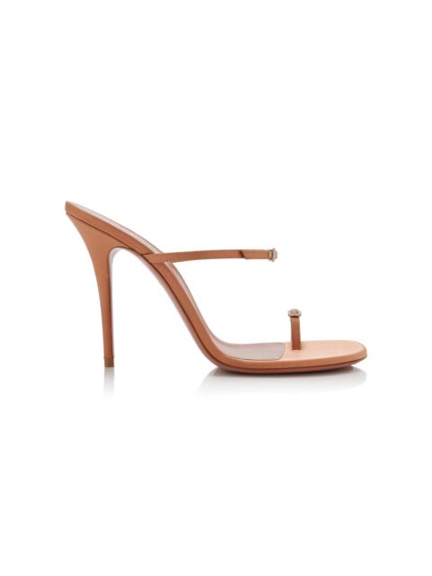 Adut Satin Thong Sandals neutral