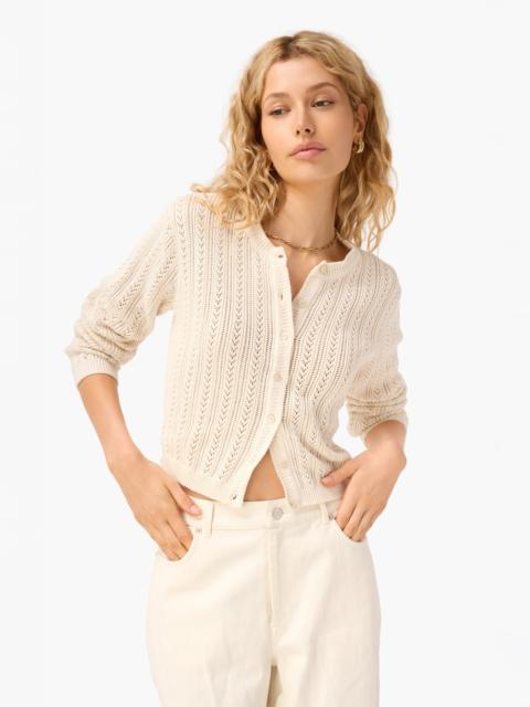 DRESDEN CROPPED CARDIGAN MACADAMIA
