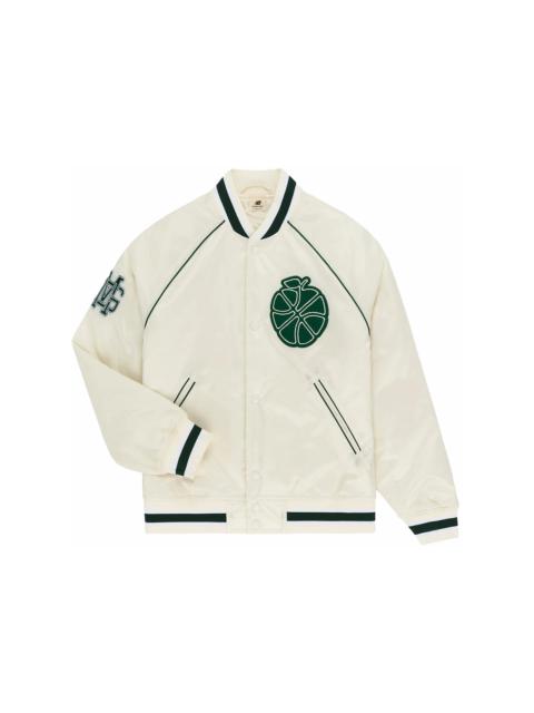 Aime Leon Dore x New Balance Sonny NY Satin Team Jacket Cream