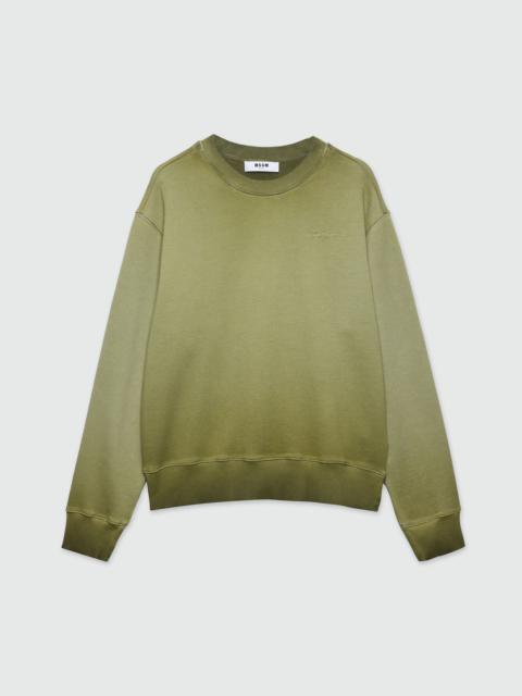 Prewashed jersey crewneck sweatshirt