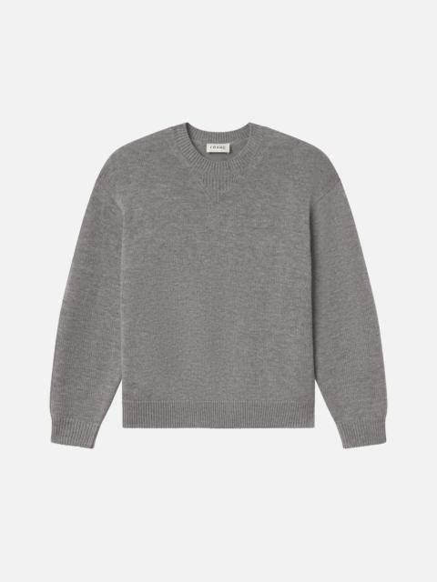 Suede Patch Sweater