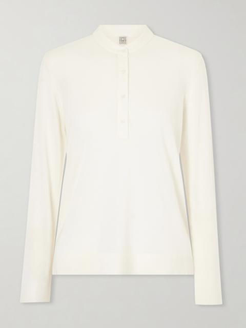 Wool And Silk-blend Sweater