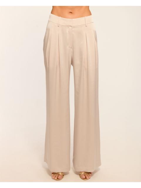 Oscar Pleated Wide Leg Pant