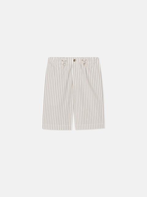 Striped Bermuda Shorts