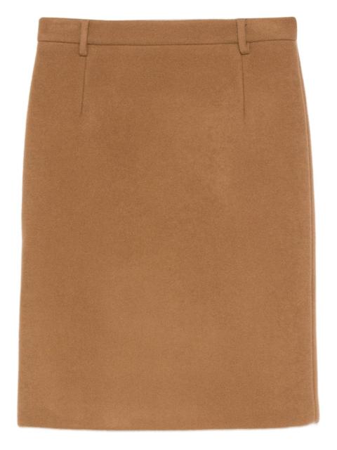belt-loops midi skirt