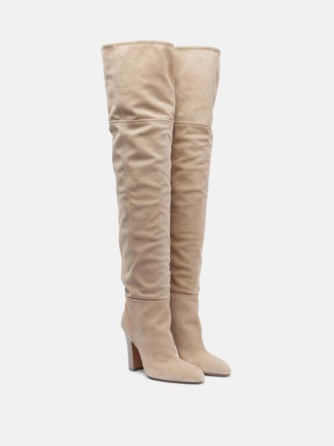 Lavinia 100 suede over-the-knee boots