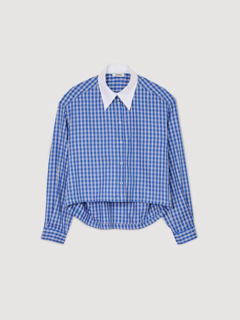 SHORT CHECKED SHIRT