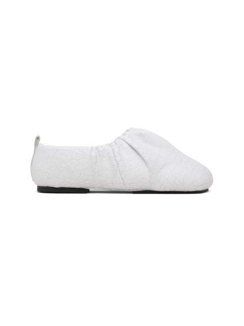 White Wrinkled Loafers