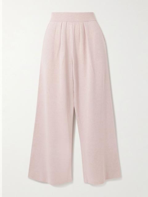 Meli wool and cashmere-blend pants Baby pink