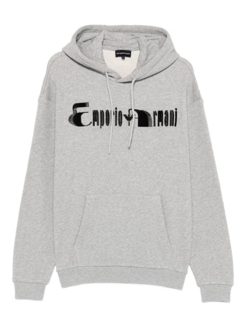 logo-embellishment hoodie