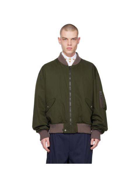 Khaki Bernardo Bomber Jacket