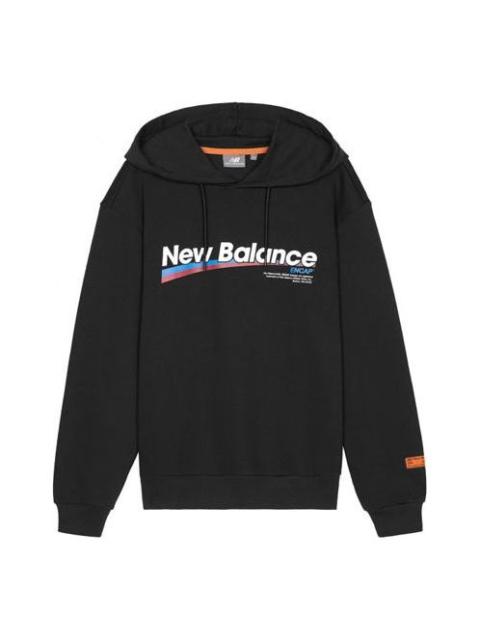 New Balance Alphabet Printing Casual Couple Style Black NCA34013-BK