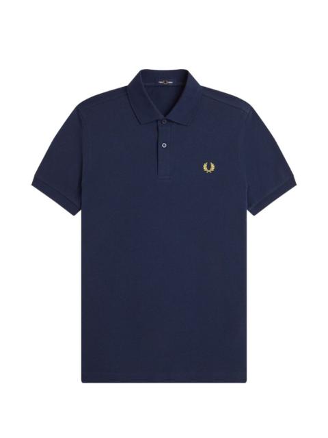 logo-embroidered polo shirt