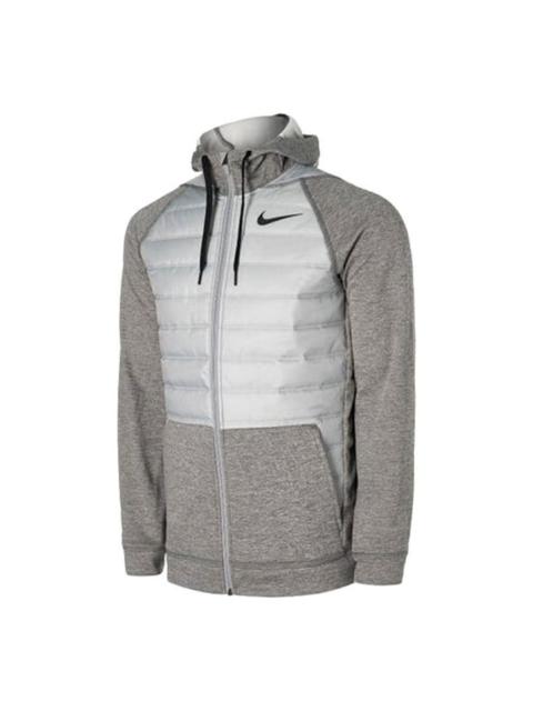 Nike Stay Warm Sports Training Hooded Padded Jacket Gray Dark gray BV6299-063
