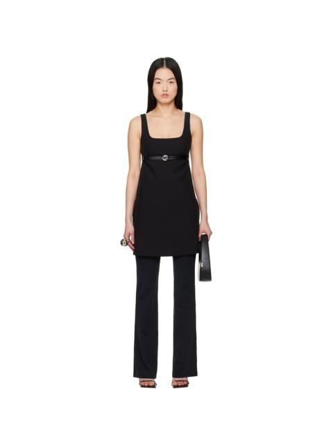 Black Belted Tailored Minidress