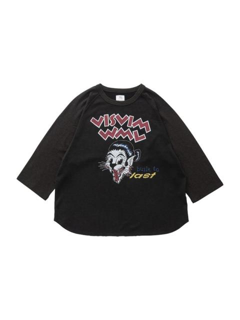 GRIDIRON TEE L/S (SUPERFINE) W BLACK