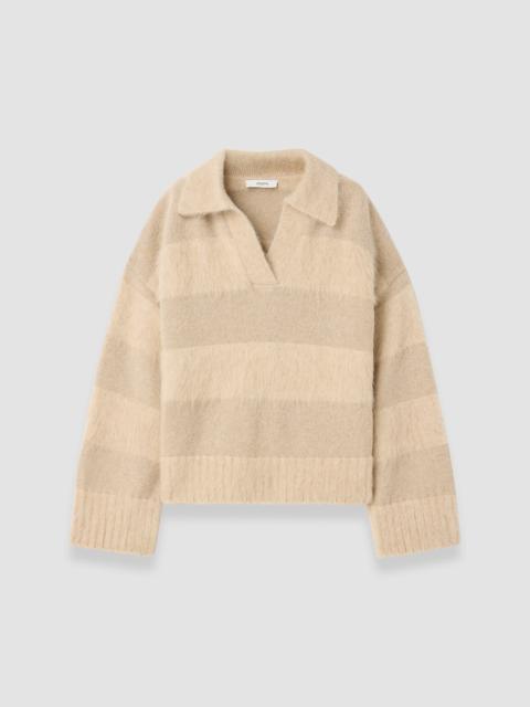 Take Brushed Alpaca Striped Jumper