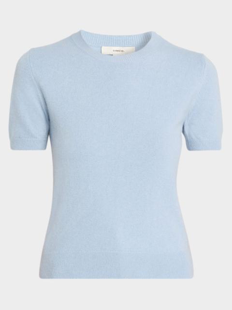 Short-Sleeve Cashmere-Blend Tee