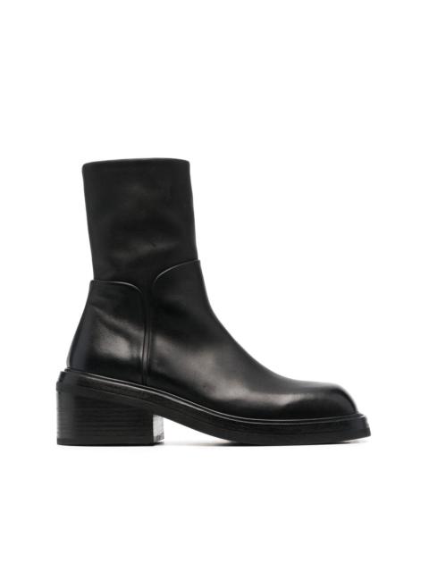 block-heel ankle boots