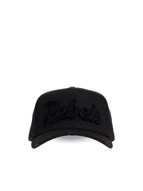 appliqué-detail baseball cap