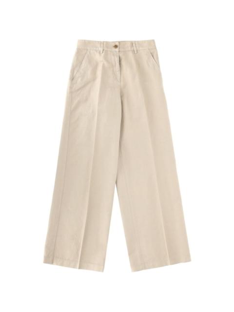 buttoned trousers