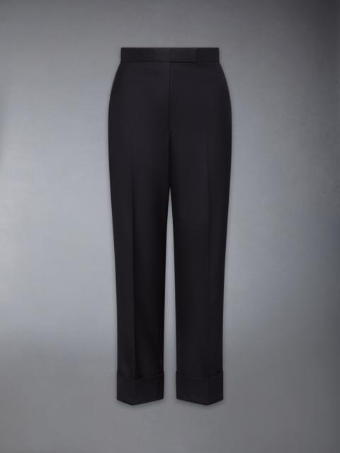 SUPER 120'S WOOL TWILL TUXEDO STRIPE TROUSER