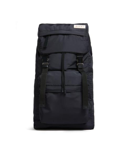 Puff buckled backpack
