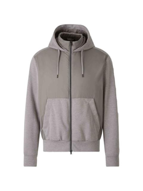 hooded zip sweater