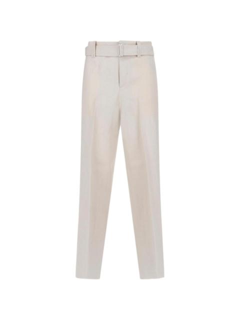belted trousers