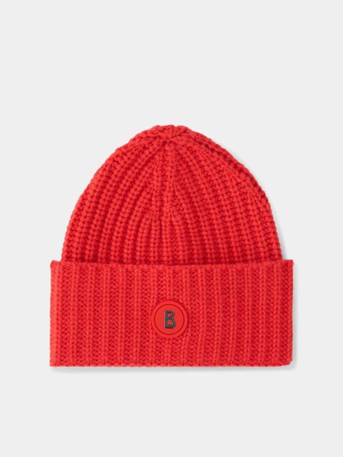 Kilian knitted cashmere hat in Red