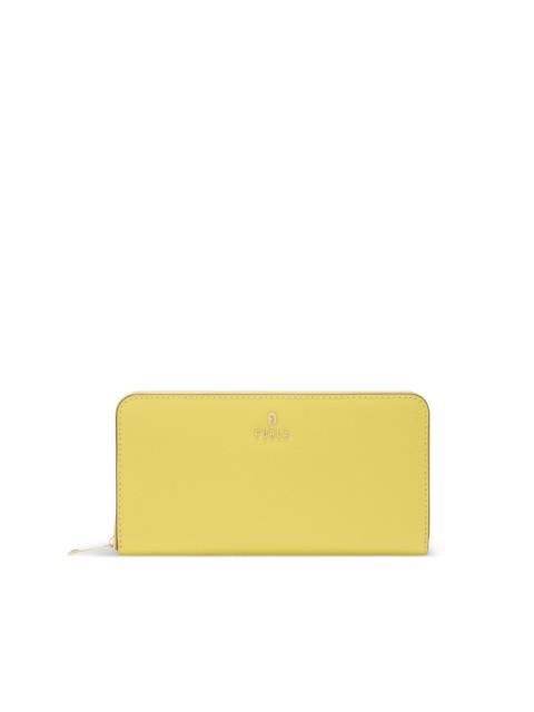 XL Camelia zip-fastening wallet